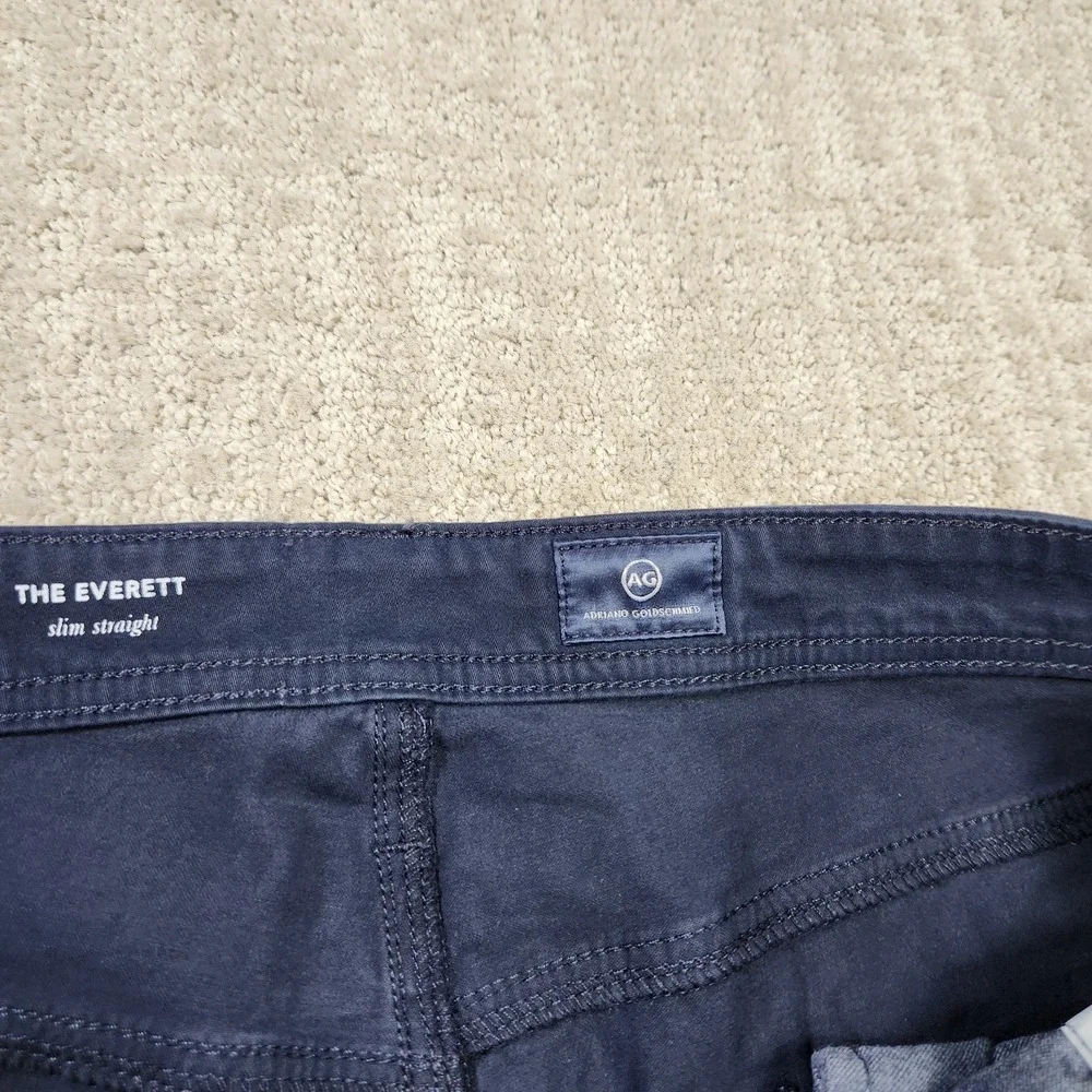 Adriano Goldschmied Pants Men 38x32 The Everett‎ Slim Straight Stretch Blue